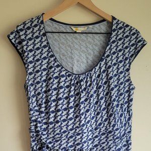 Boden Jersey Bird Print Tank Top Dress POCKETS 10